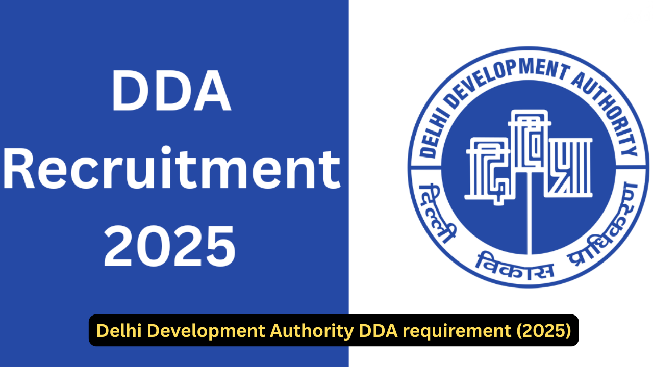 Delhi Development Authority DDA requirement (2025)