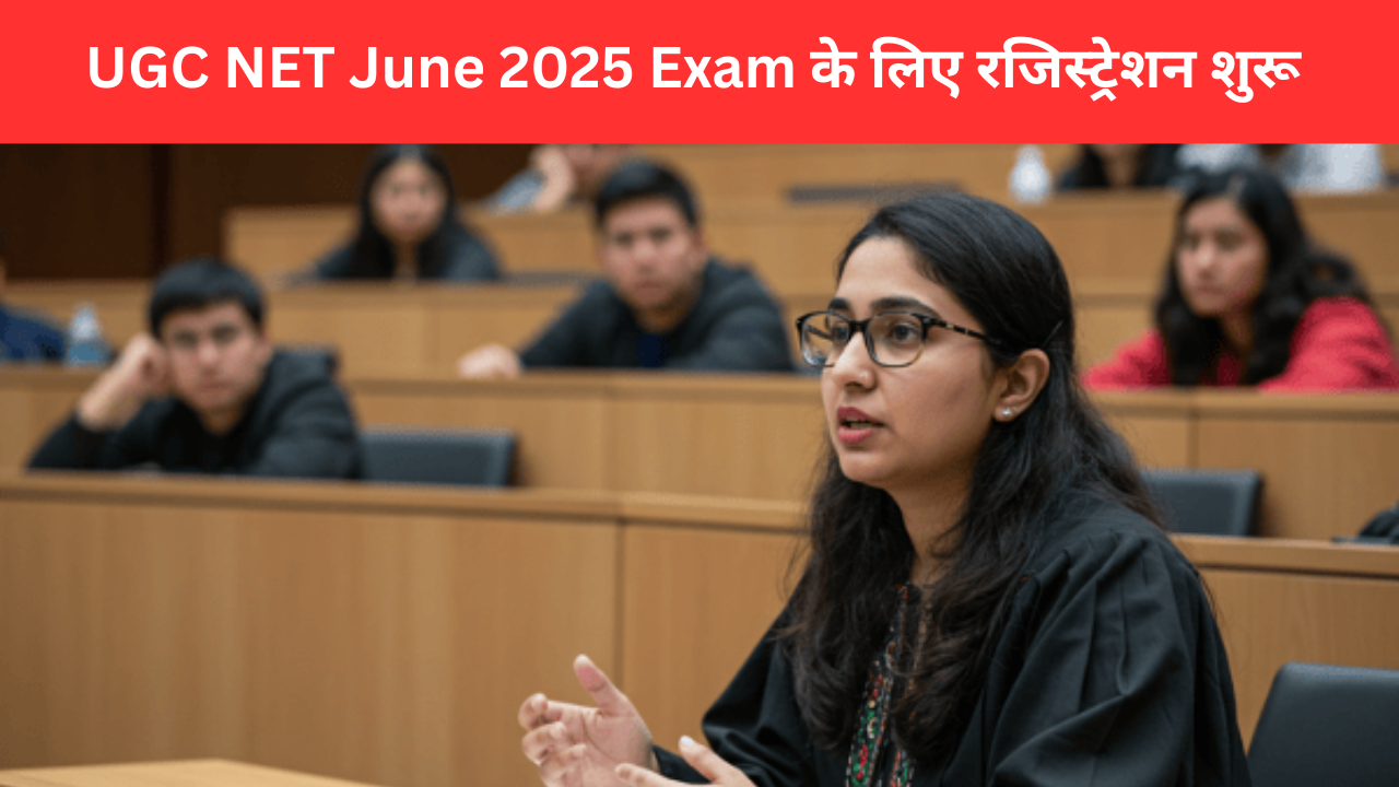 UGC NET June 2025 Exam के लिए रजिस्ट्रेशन शुरू